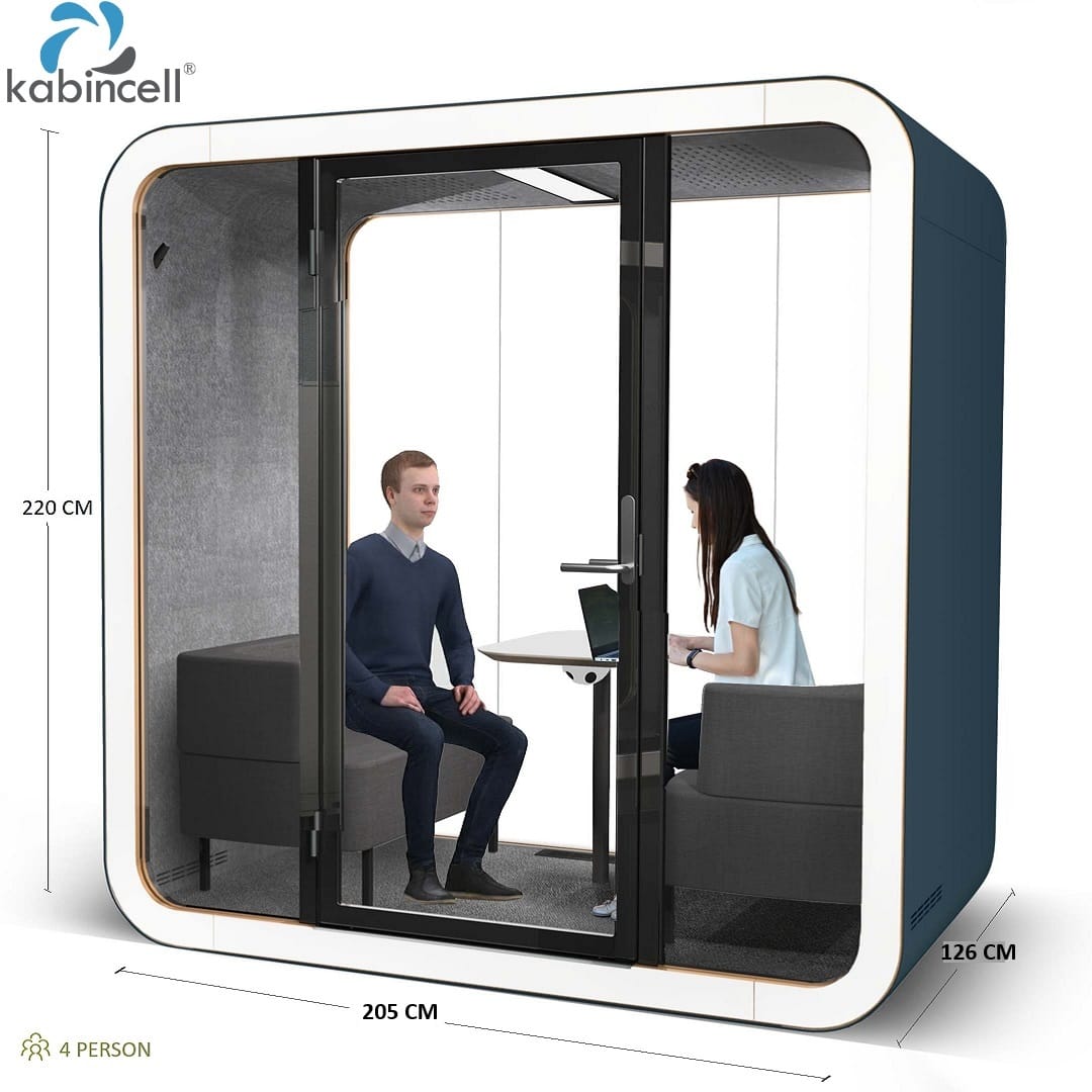 Ofis Toplantı Kapsülü 4 Kişilik